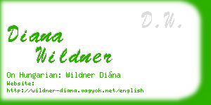 diana wildner business card